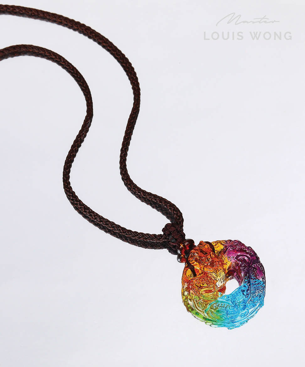 The Fortune Dragon Liuli™ Feng Shui Necklace - Master Louis Wong's
