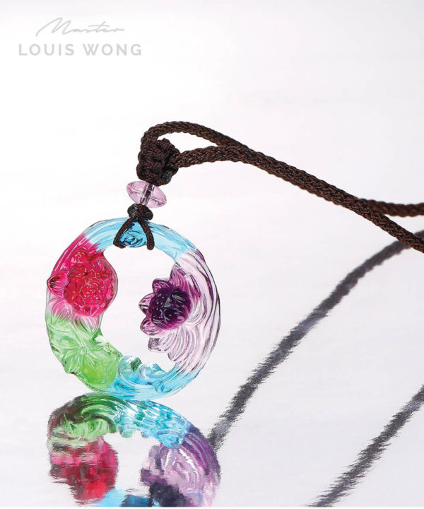 The Peace of Lotus Liuli™ Feng Shui Necklace