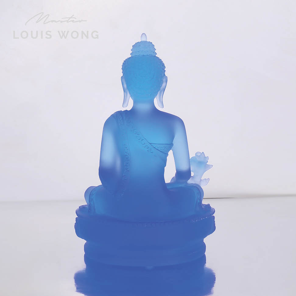 The Health Optimizer (Apothecary Buddha) Liuli™ Feng Shui Art Piece